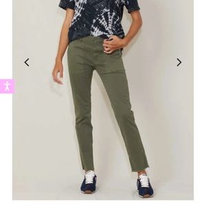 Nili Lotan Jenna Pant dark army green size 10